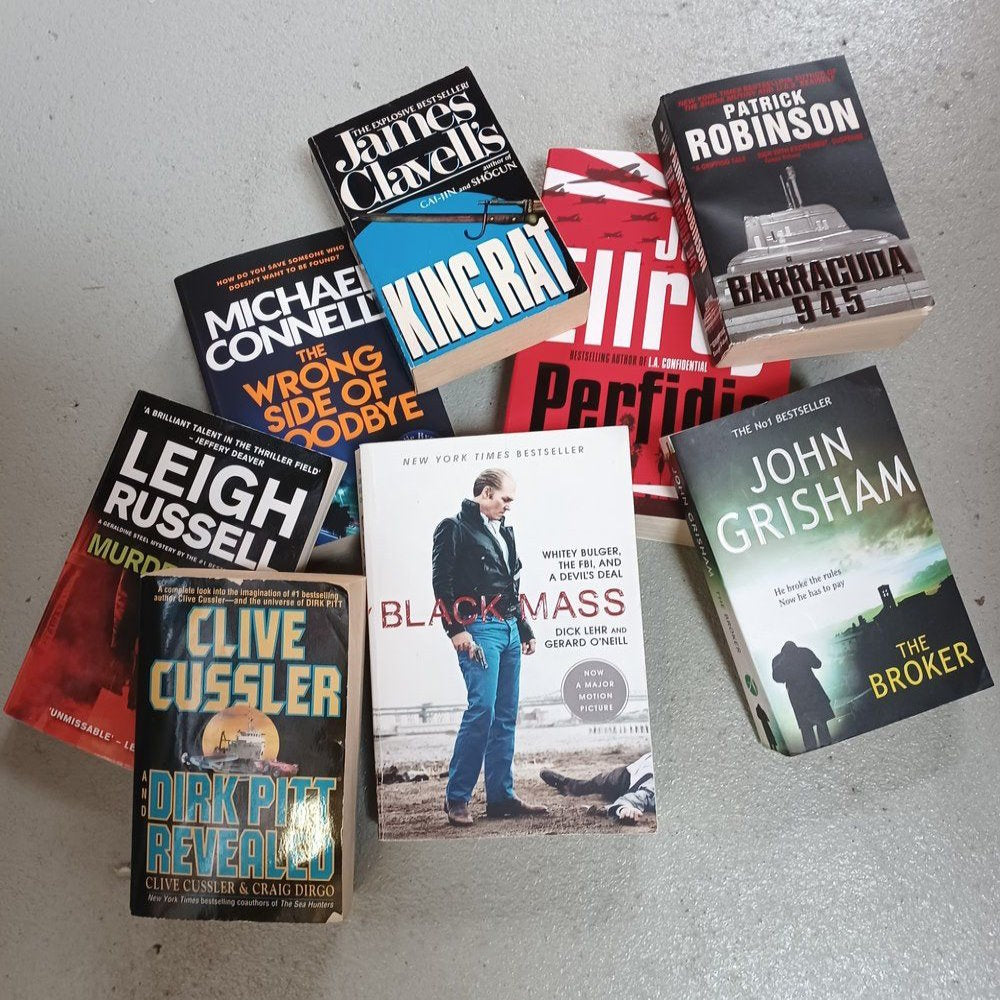 Englische Krimis - Überraschungsbox mit 8 Büchern